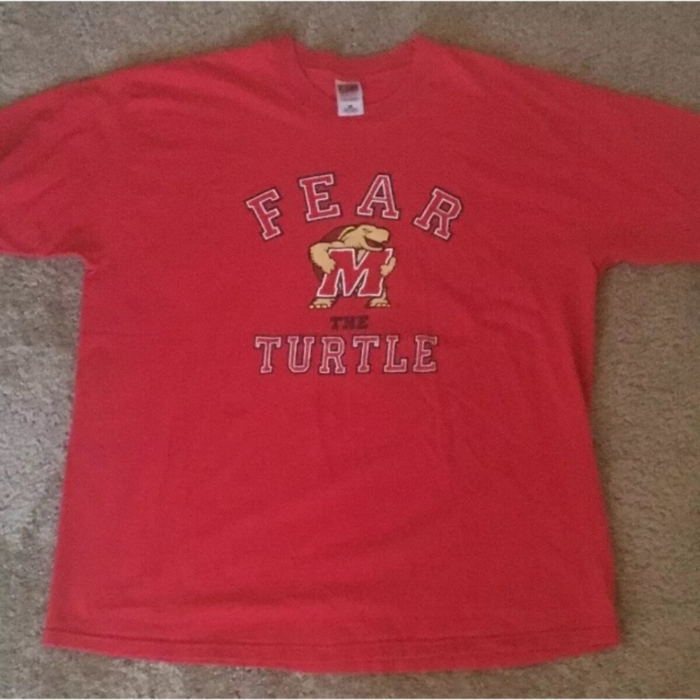 Maryland Terrapins Football t shirt.  XXL.   Euc